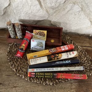 Boîte brûle encens/assortiment d’encens