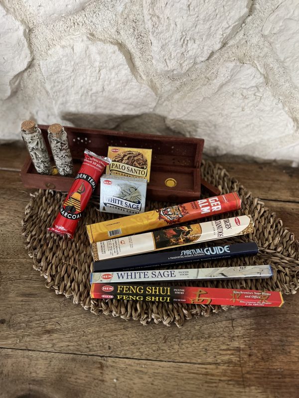 Boîte brûle encens/assortiment d’encens