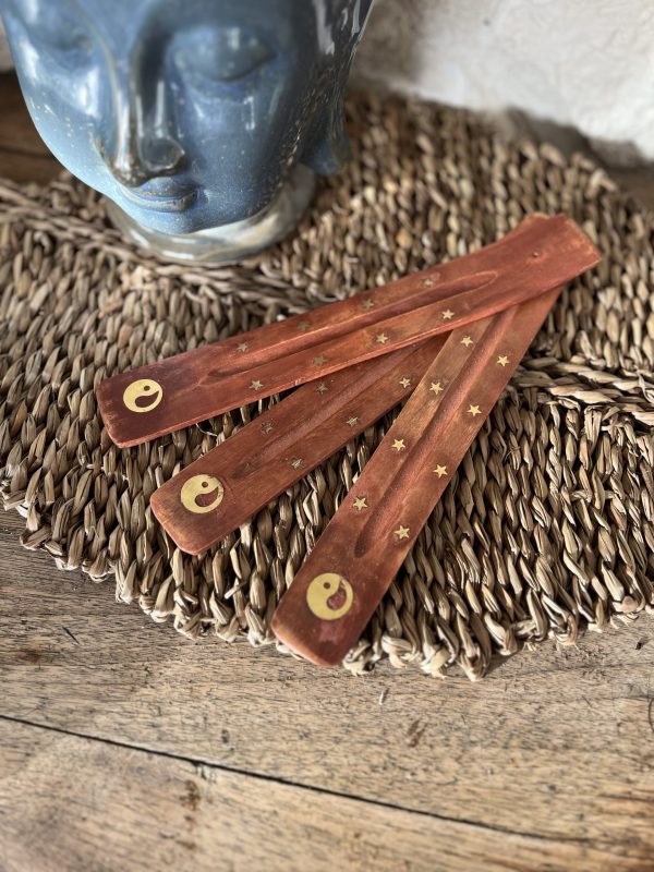 Porte/brûle  encens en bois – Image 3
