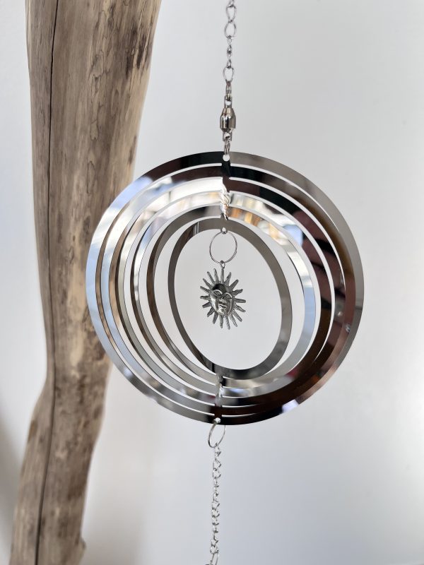 Mobile 3D en Acier Inoxydable avec Prisme – Attrape-Soleil Moderne pour Jardin ou Intérieur – Image 7