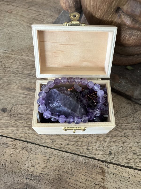 Coffret amethyste en pierres naturelles – Image 4