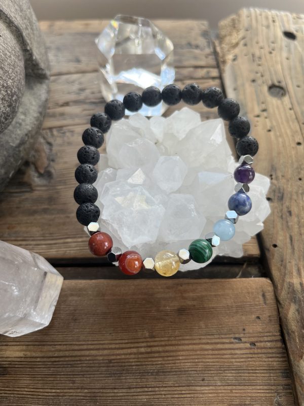 Bracelet 7 chakras homme