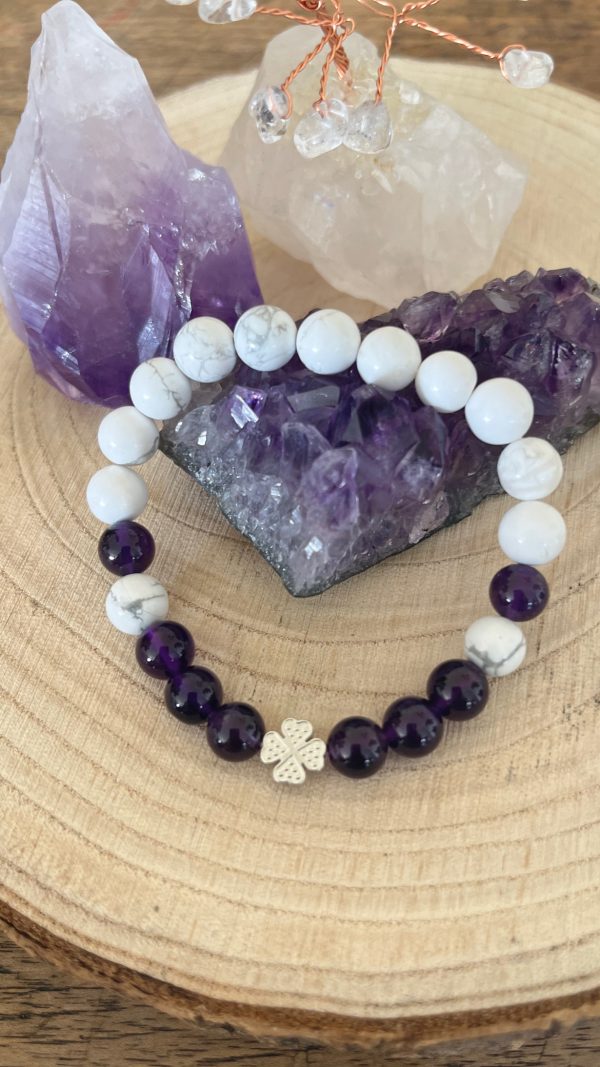 Harmonie Spirituelle – Duo Améthyste & Howlite – Image 2