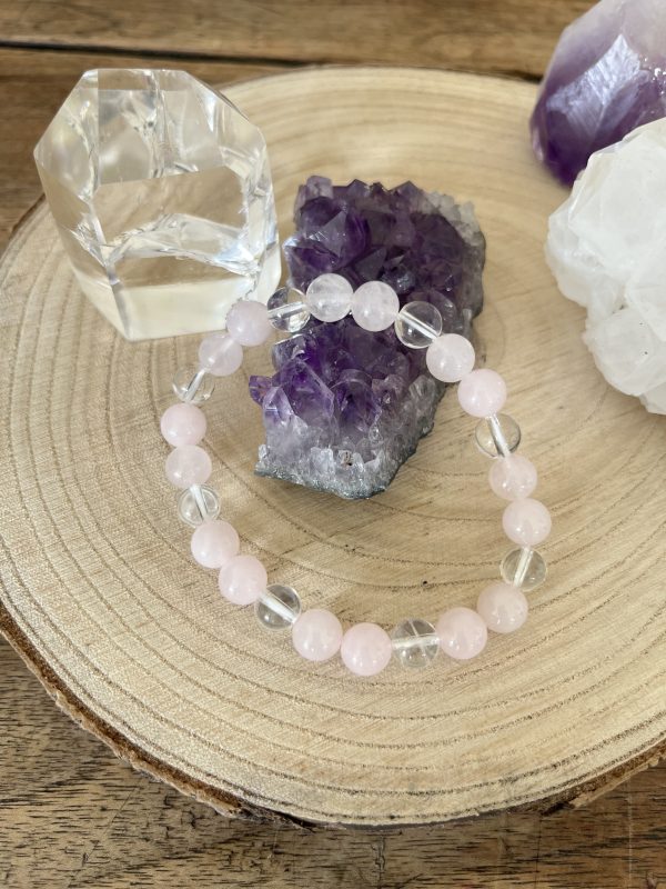 Harmonie du Cœur et de l’Esprit – Cristal de Roche & Quartz Rose – Image 6