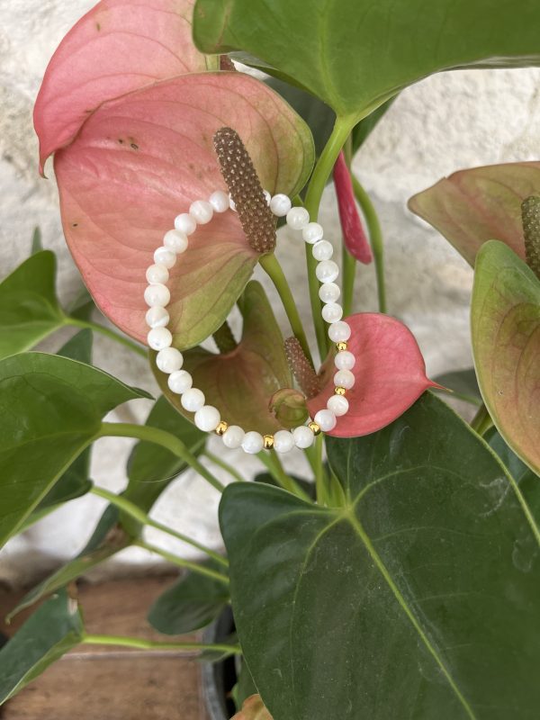 Bracelet en nacre – Protection, intuition et énergie lunaire – Image 6