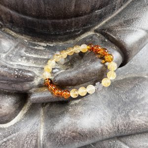 Trésor de lumière et de joie-ambre et citrine