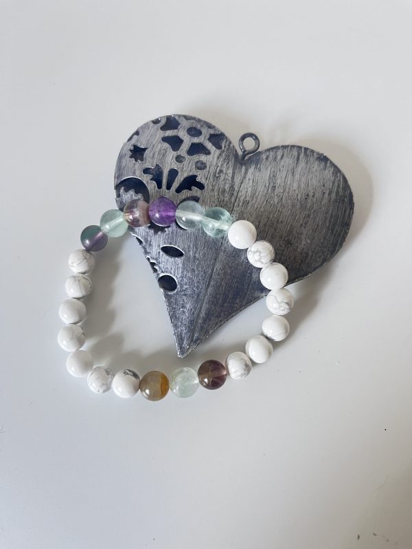 Bracelet Sérénité & Clarté : howlite  et fluorine – Image 5