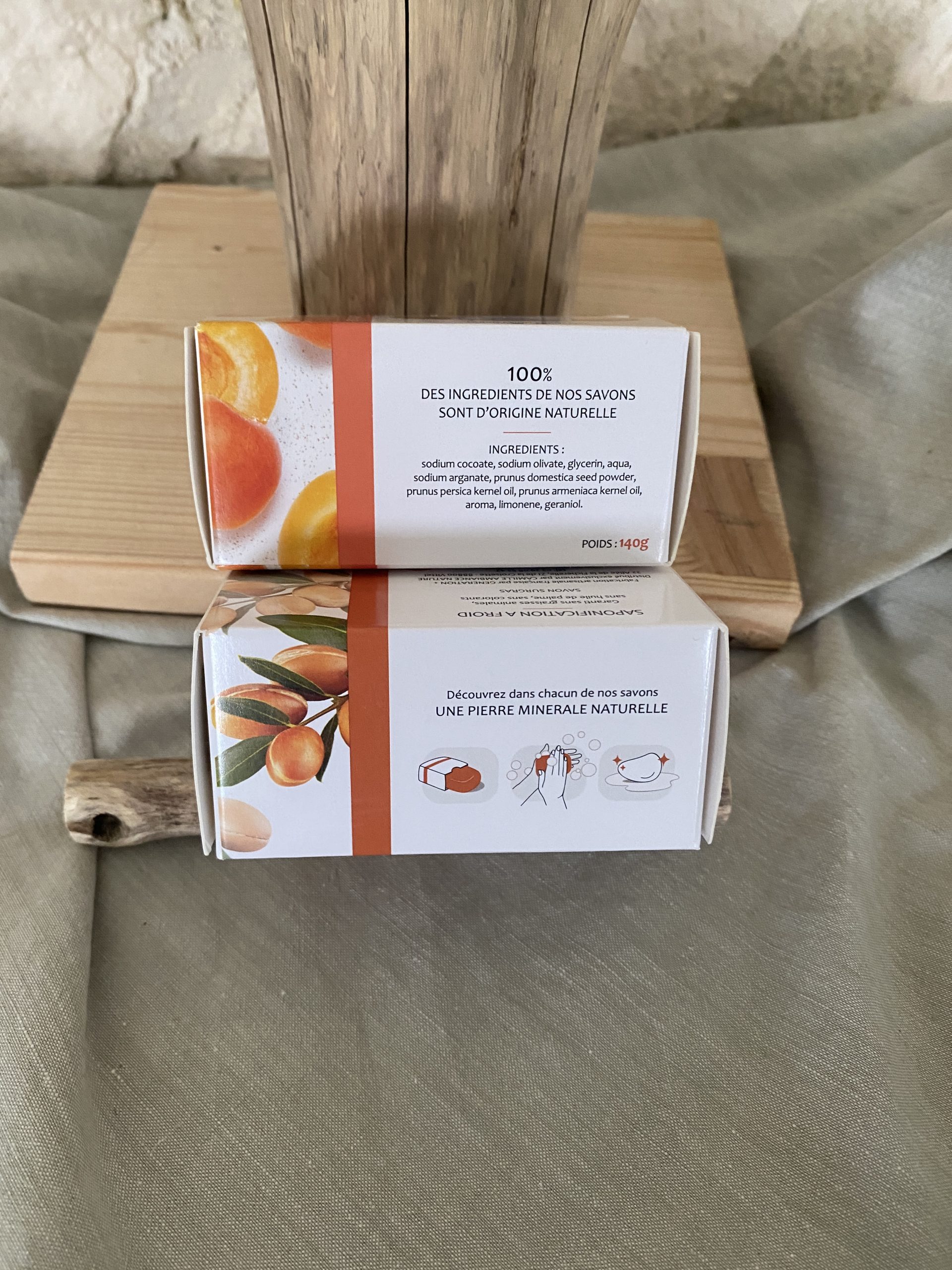 Savon Artisanal avec Pierre Naturelle – Cadeau Bien-Être Original – Image 7