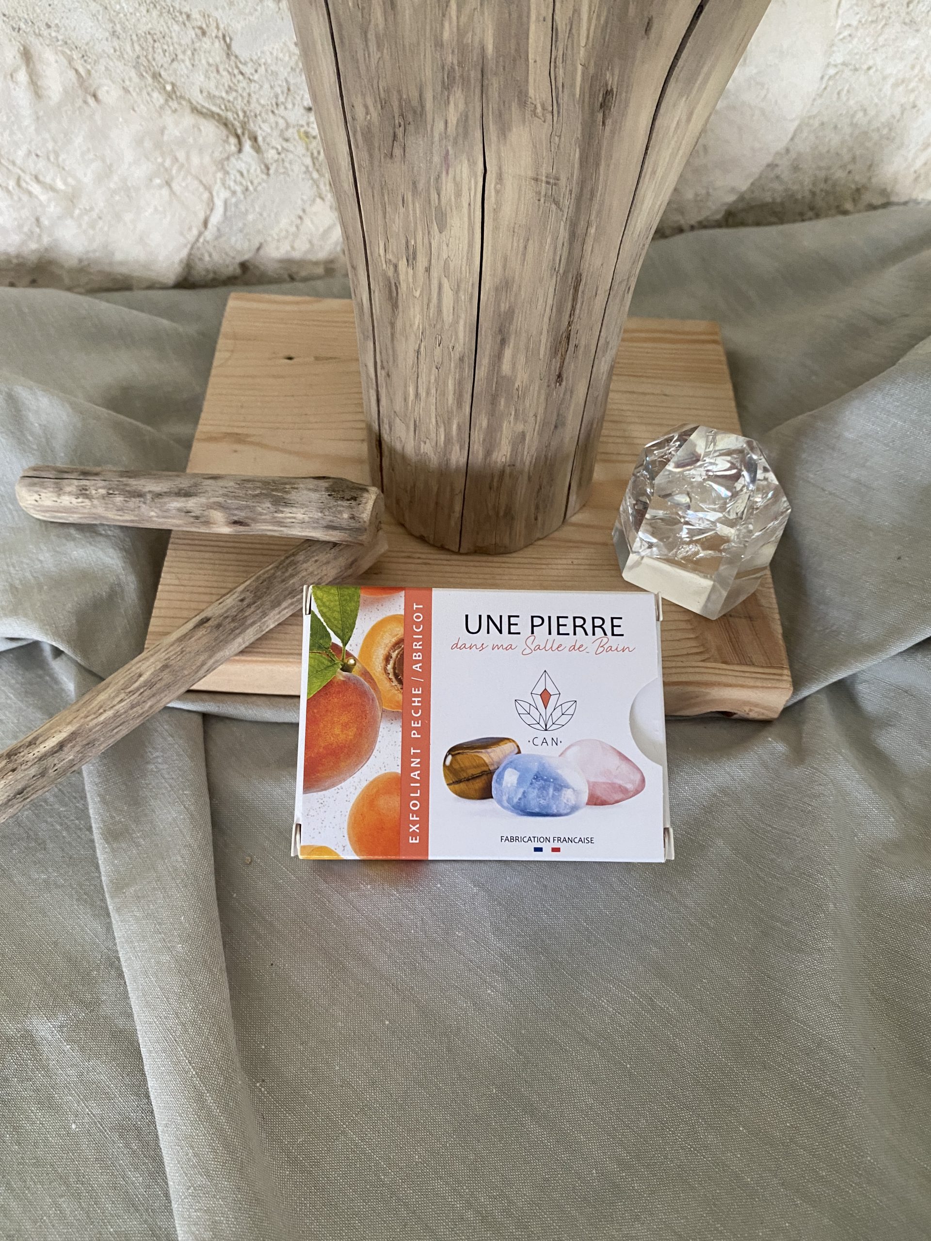 Savon Artisanal avec Pierre Naturelle – Cadeau Bien-Être Original – Image 4