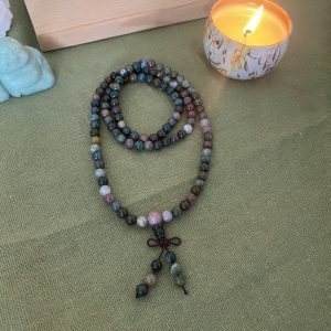 Mala en Agate – Ancrage, douceur et équilibre intérieur