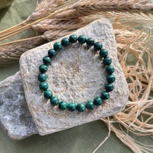 Bracelet en Malachite – Bijou bien-être contre les blocages émotionnels