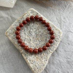 Bracelet Jaspe Rouge – Ancrage, Force & Énergie Vitale | Pierre de Protection