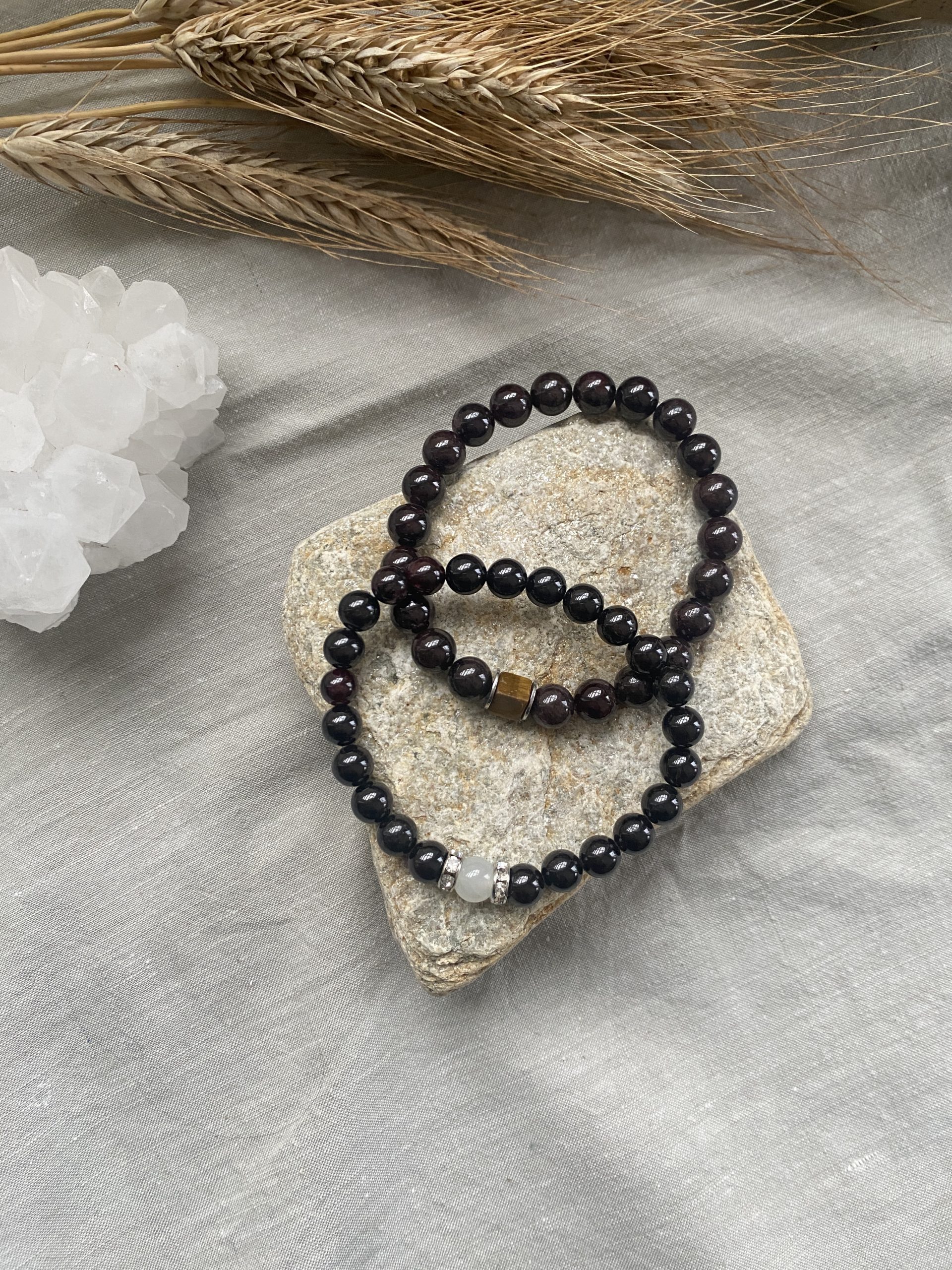 Bracelet Grenat pour Lutter contre la Fatigue Physique et Mentale – Image 7