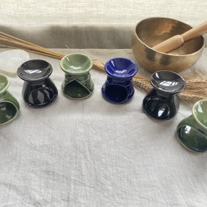 Brûleur d’Encens Rituel – Poudre & Huiles Essentielles | Purification & Relaxation