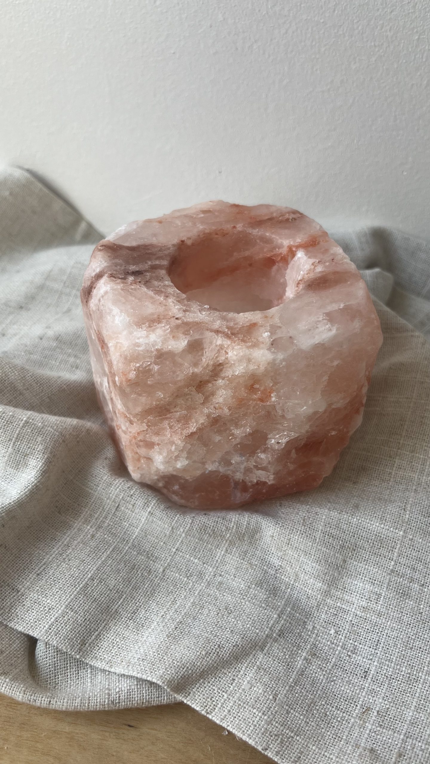 Bougeoir en Cristal de Sel de l’Himalaya – Bienfaits, Entretien & Ambiance Zen – Image 4