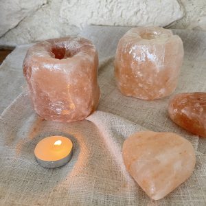 Bougeoir en Cristal de Sel de l’Himalaya – Bienfaits, Entretien & Ambiance Zen