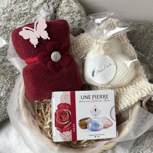 Panière Bien-être – Coffret Cadeau Détente, Relaxation et Cocooning, Idée Cadeau Originale pour Faire Plaisir